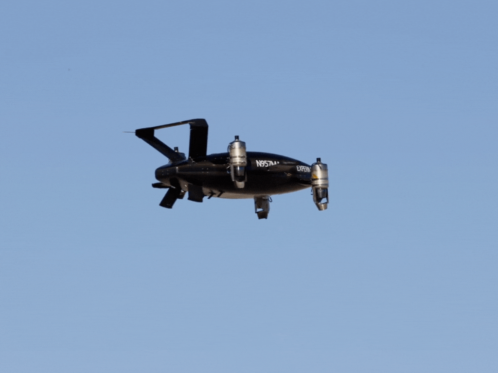 RAZOR P100 performing an autonomous pirouette in hover